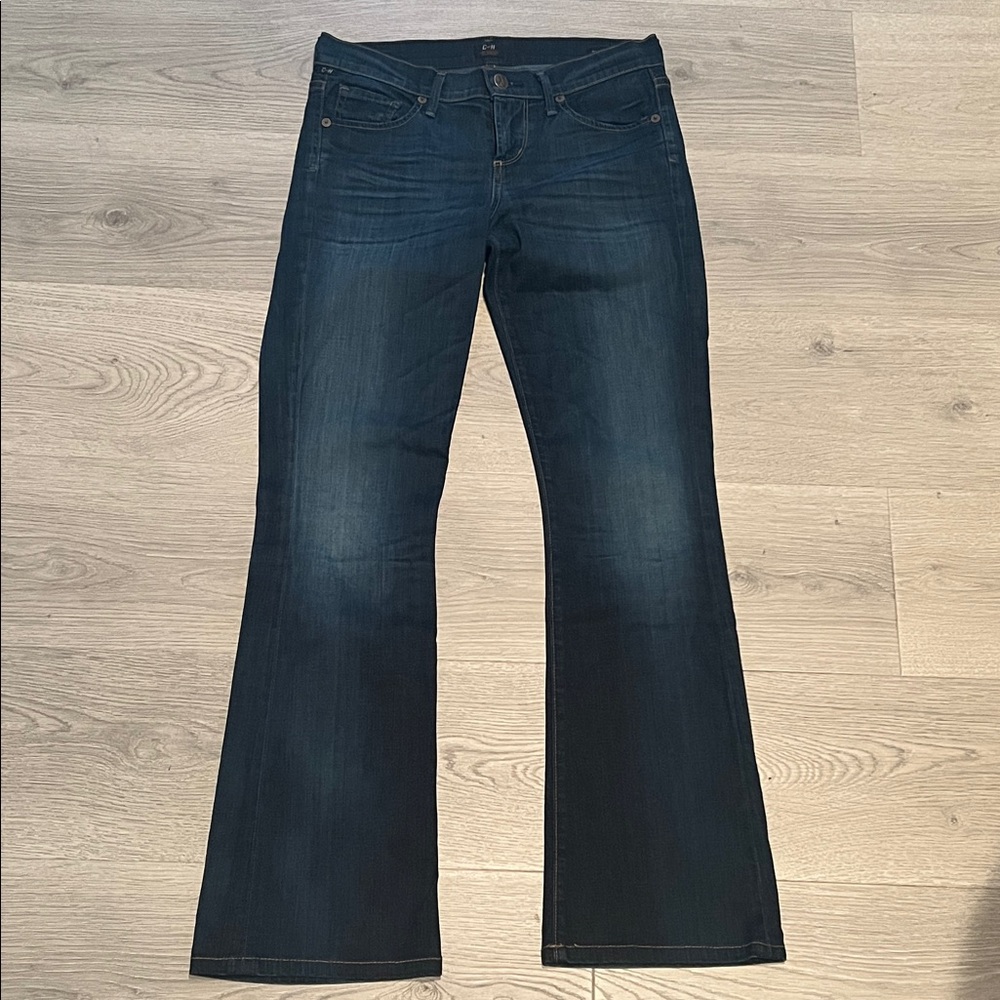 Citizens Of Humanity Dark Blue Boot Cut Jeans